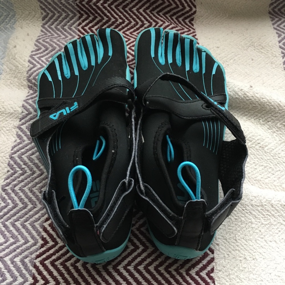 Skeletoes by Fila -Turquoise/black